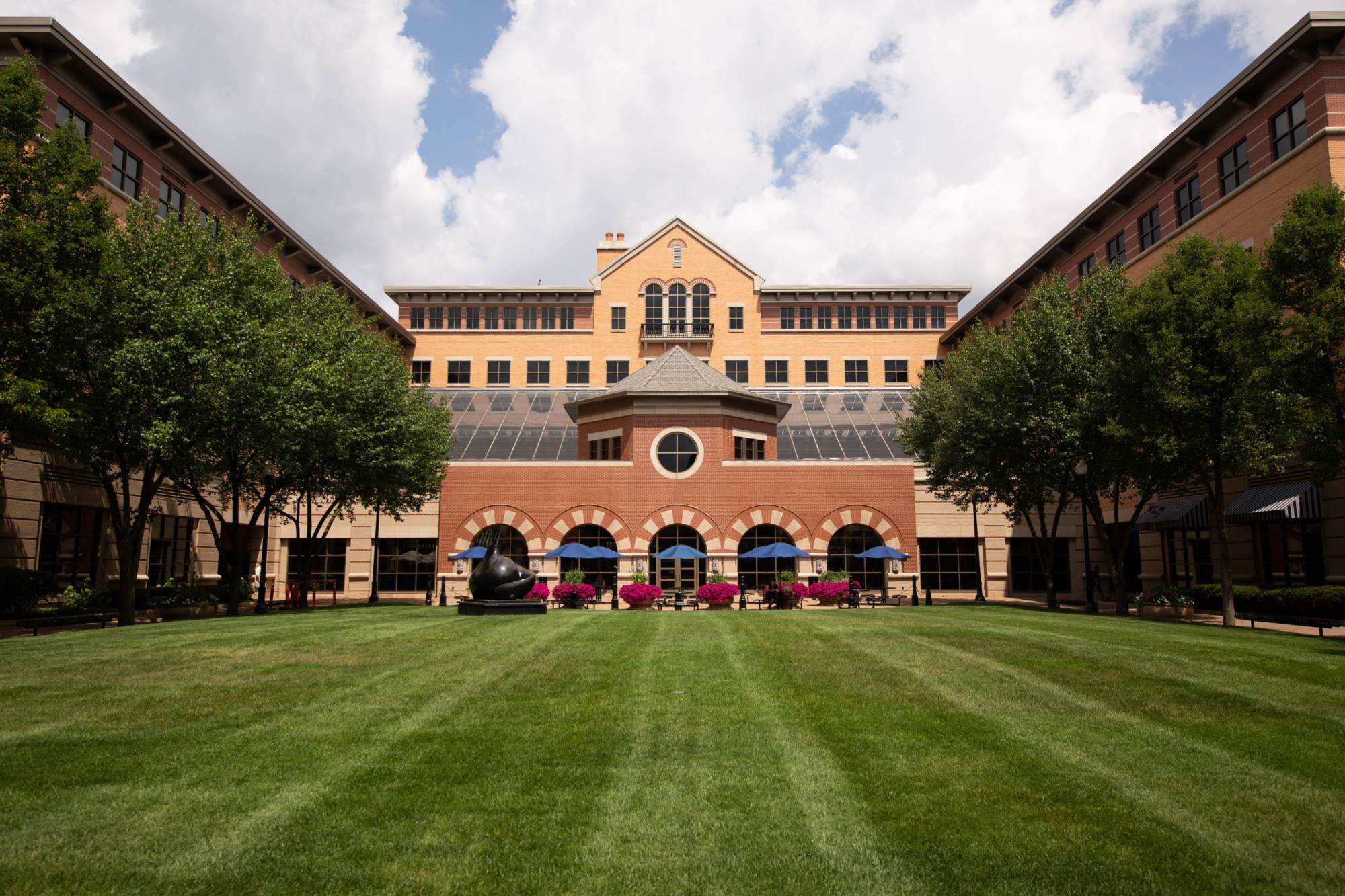 devos building from courtyard